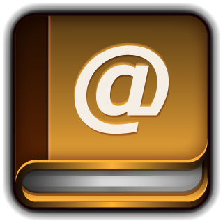 Address, book, mac icon