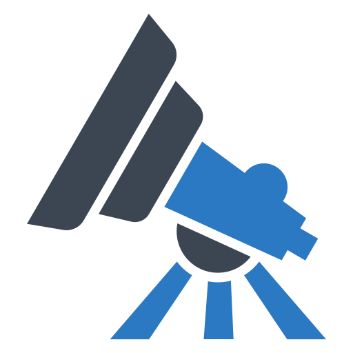 Device, electronic, machine, technology, telescope icon