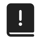 Ic,Fluent,Book,Exclamation,Mark,Filled