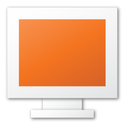 Monitor, red icon