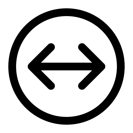 Circle, arrow, direction, pointer, navigation icon