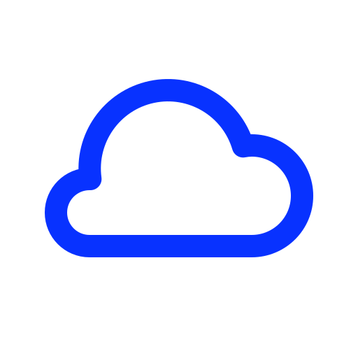 Cloud, server, storage, weather icon