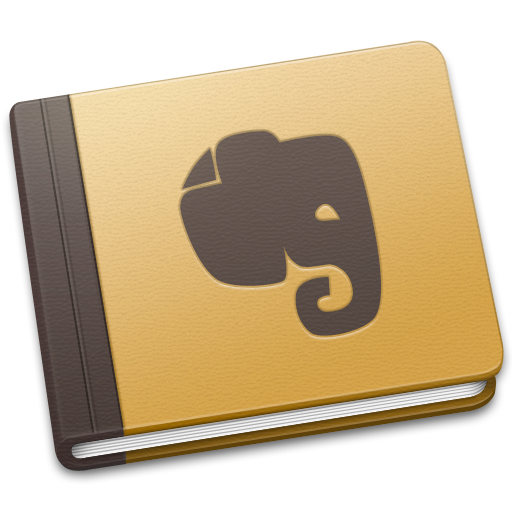 Brown, evernote icon