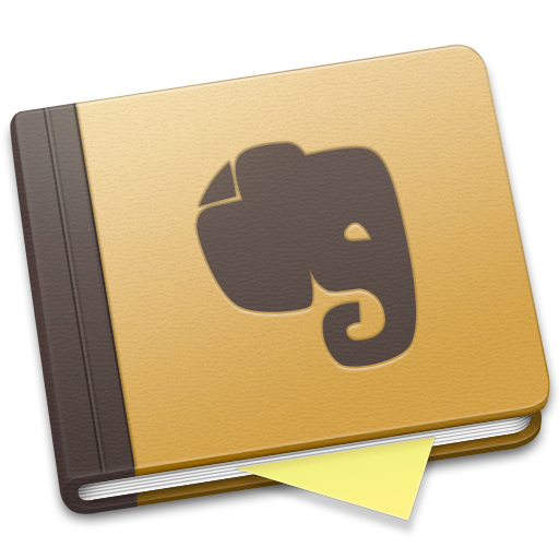 Brown, evernote icon