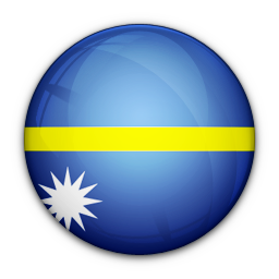 Of, flag, nauru icon