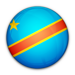 Of, flag, congo, republic, the, democratic icon