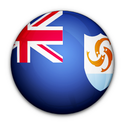 Of, flag, anguilla icon