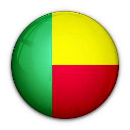 Of, flag, benin icon
