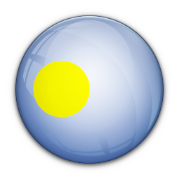Of, flag, palau icon