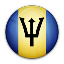 Of, flag, barbados icon