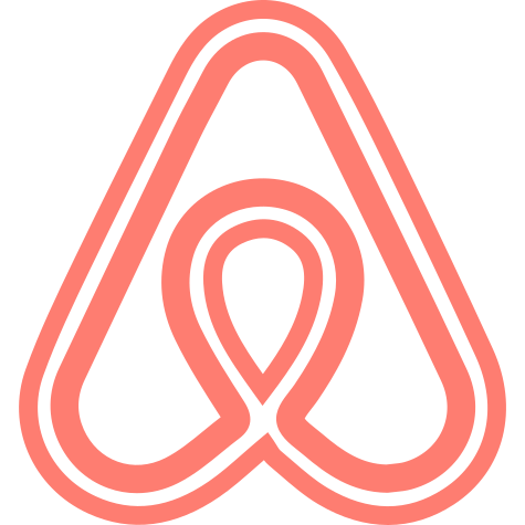 Airbnb, brand, logo, network, social icon