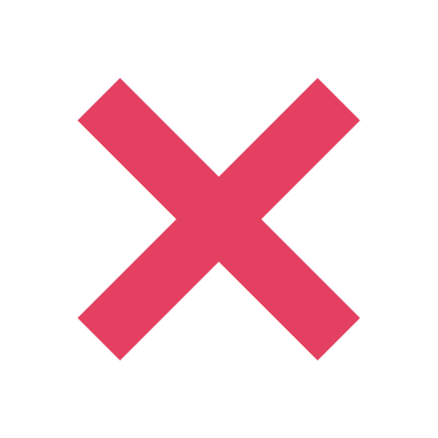 Close, cross, incorrect, invalid, x, cancel, delete icon