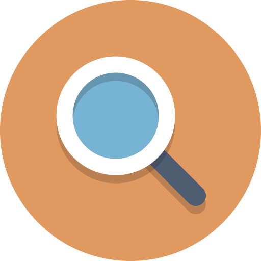 Magnifying, search, view icon