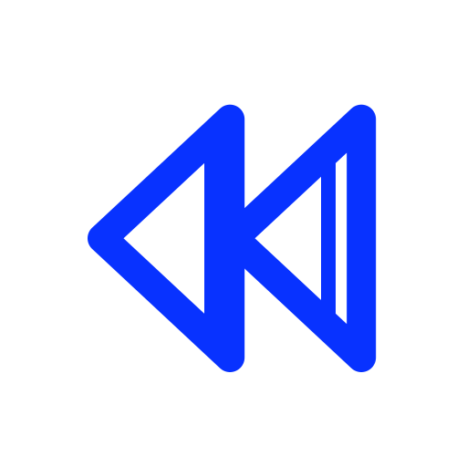 Audio, back, control, media, music, play, rewind icon