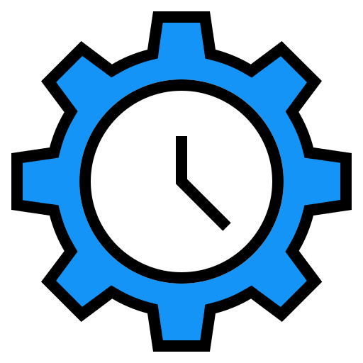 Clock, management, setting, time icon
