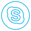 Call,Circles,Line,Neon,Skype,Social,Voice