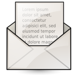 Mail, mark, read icon