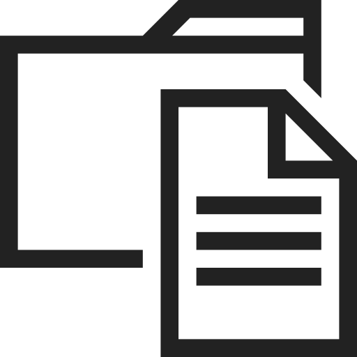 Document, file, folder, text, paper icon