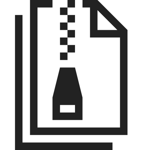 Archive, document, double, file, data, folder, text icon