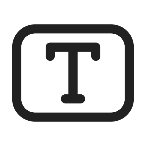 Ic, fluent, text, field, regular icon