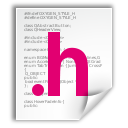Objchdr, text, x icon