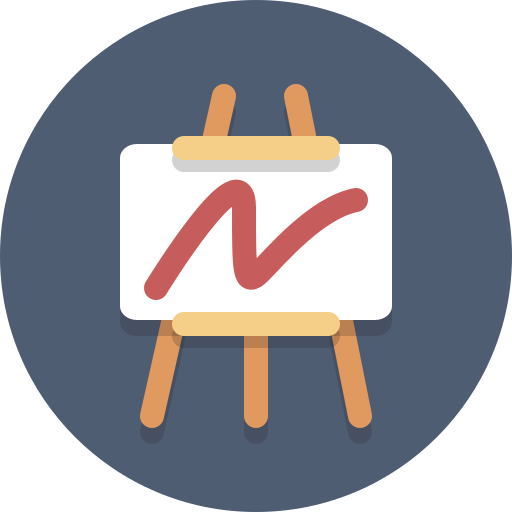 Easel, art, chart, presentation icon