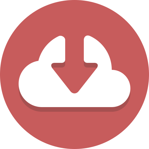 Download, arrow, cloud, down icon