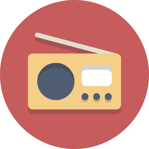Radio, audio icon