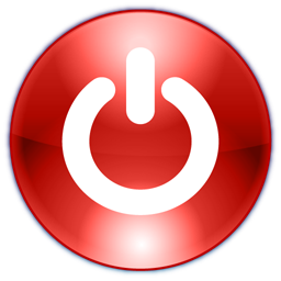 Power, shutdown icon