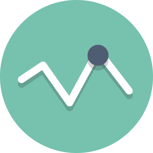 Trends, chart, graph icon