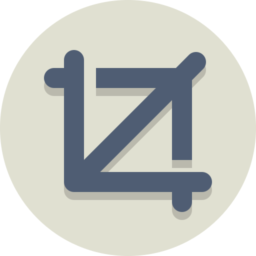 Crop, frame icon