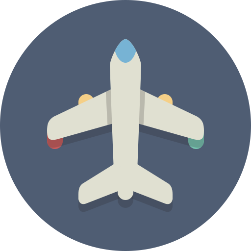 Plane, airplane, transportation icon