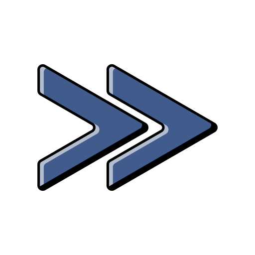 Arrow, arrows, blue, forward, front, go icon