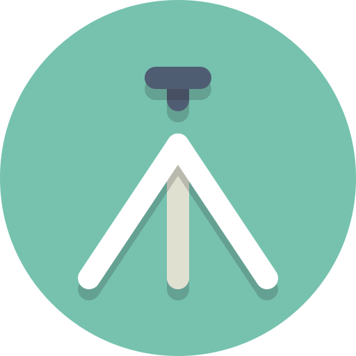 Tripod, photography icon
