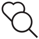 Heart,Like,Liked,Loupe,Search ok 