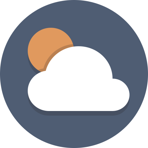Weather, cloud, cloudy, sun icon