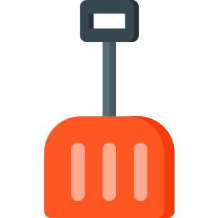 Shovel, building, equipment, snow, tool, winter, work icon