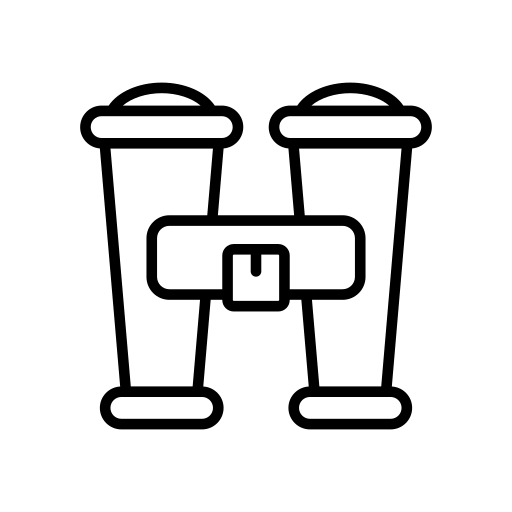 Binocular, find, look, marine, search, spyglass, view icon
