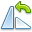 Shape, rotate, anticlockwise icon