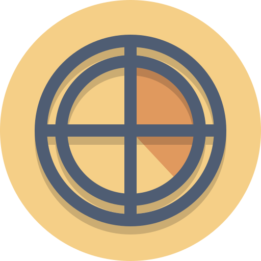 Bullseye, radar, target icon