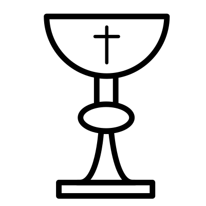 Catholic, christian, church, chalice, communion icon