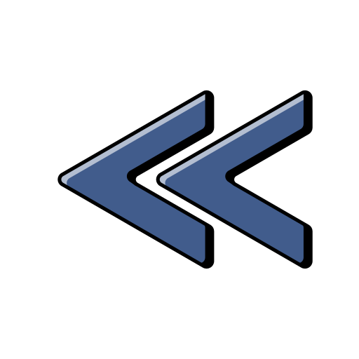 Arrow, arrows, back, backwards, blue, repeat icon