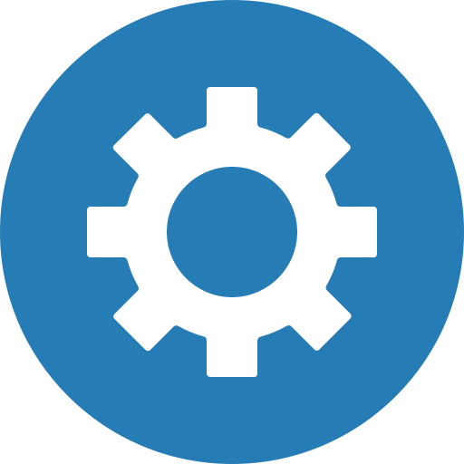 Circle, cog, customize, gear, preferences, settings icon