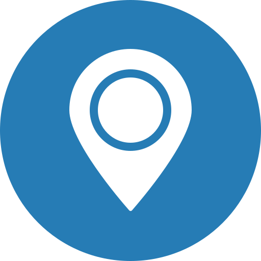 Blue, direction, gps, location, map, marker, navigation icon