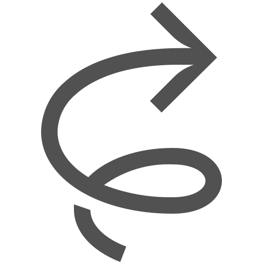 Arrow, clockwise, swirl, tornado, twister icon