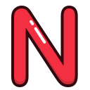 Letter,N,Red,Alphabet,Letters