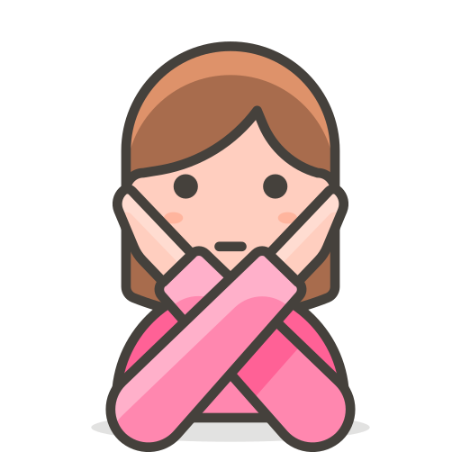 Woman, gesturing, no icon