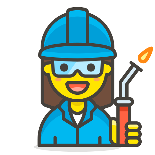 Factory, woman, worker icon