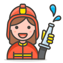 Woman,Firefighter