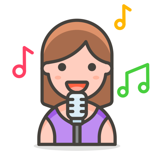 Woman, singer icon